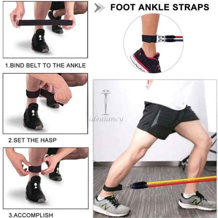 11pcs/Set Gym Resistance Band