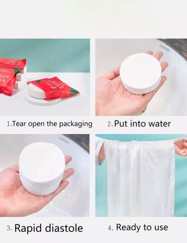 Disposable Bath Towels Large Compressed