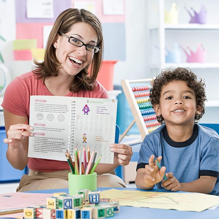 4 in 1 Kids Magic Writing Book 📚✏️