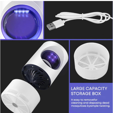 USB Powered Electric Photocatalytic Anti Mosquito Killer Lamp