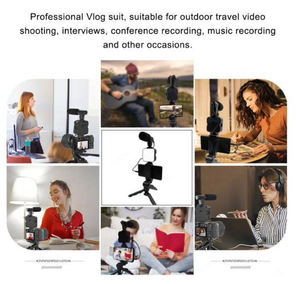 Portable Vlogging Kit Video Making Equipment
