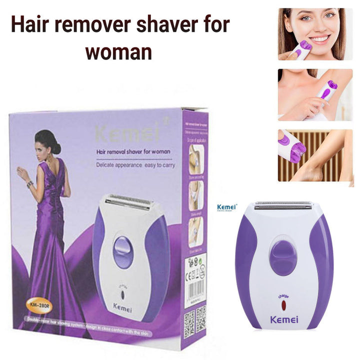 2-in-1 Women’s Rechargeable Electric Shaver & Hair Remover