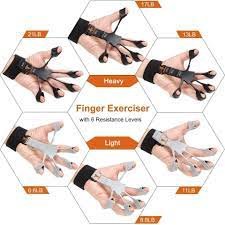 Finger Gripper, 6 Resistant Finger Exerciser